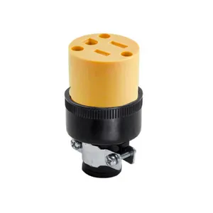 Toma Goma y Vinil Genemax 2P+T 125V 15A